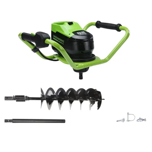 Мотобур Greenworks GC-AUGER 82V 3707907 бесщеточный аккумуляторный — детальное фото
